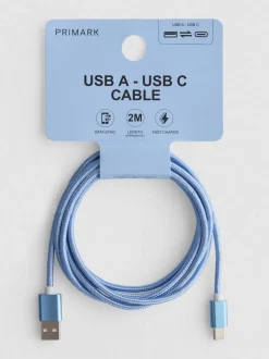 USB-A-auf-USB-C-Kabel, 2 m