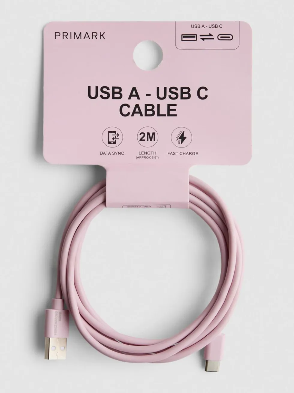 USB-A-auf-USB-C-Kabel, 2 m