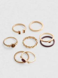Verschiedene Ringe im Set, 9er-Pack