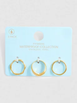 Wasserfeste Ringe in verschiedenen Designs, 3er-Pack