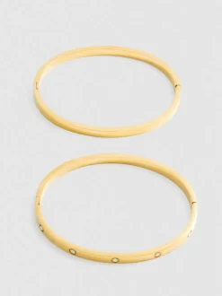 Wasserfeste, schmale Armreifen, 2er-Pack