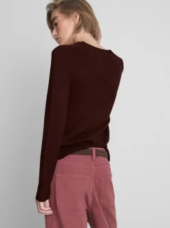Weicher Strickpullover mit Rundhalsausschnitt