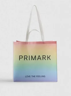 Wiederverwendbare „Primark“ XL-Tasche in Pride-Farben