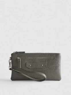 Wristlet-Tasche in Knitteroptik