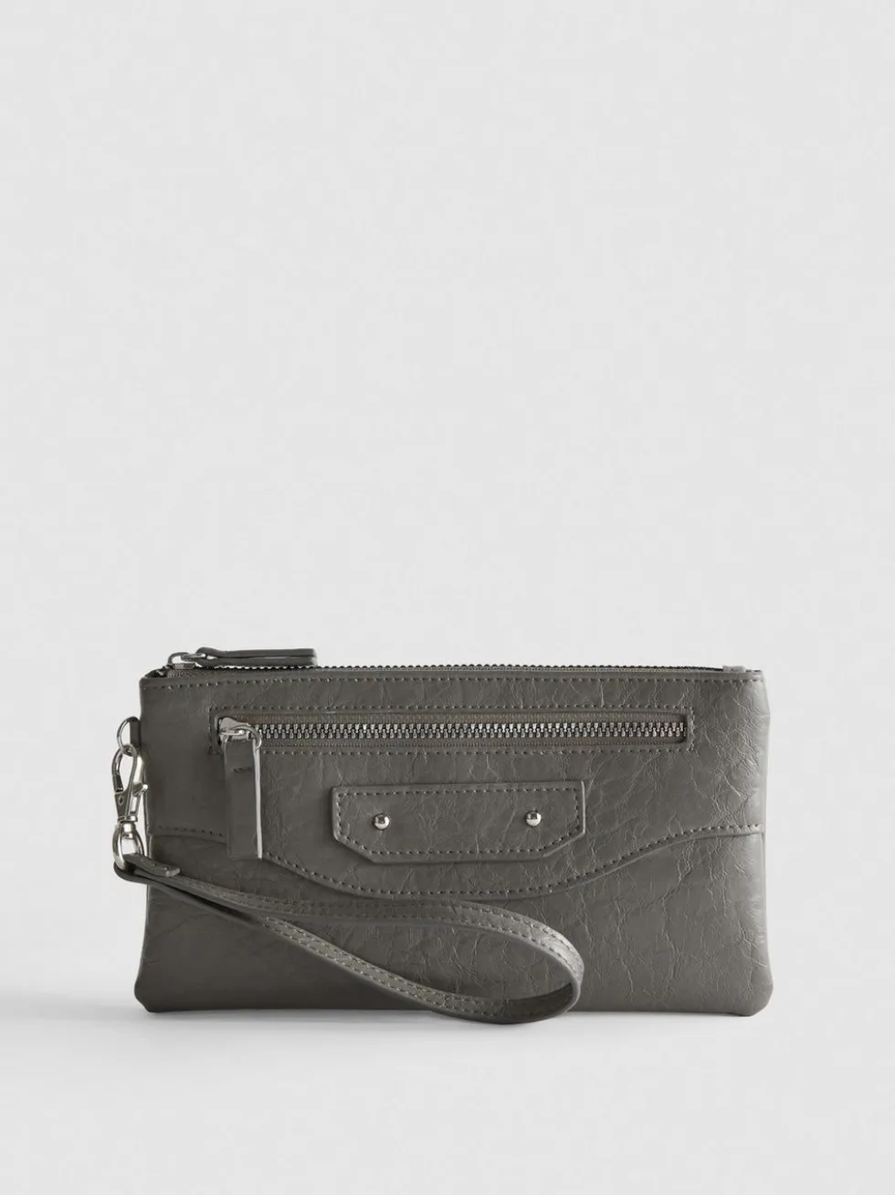 Wristlet-Tasche in Knitteroptik